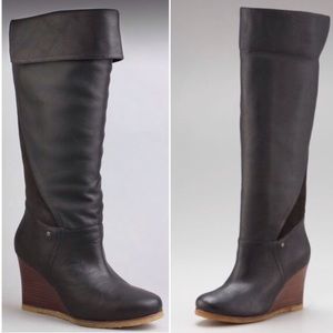 UGG Ravenna Cuffable Leather Boots with Box, 7